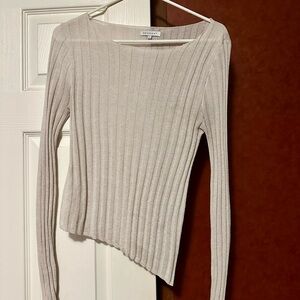 Crescent Soft Cream Knit Top